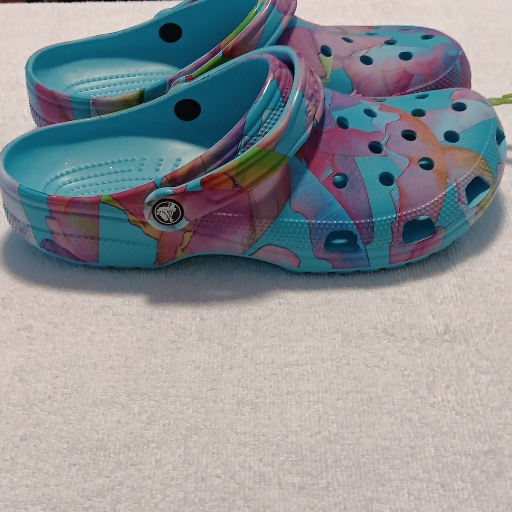 NWT Crocs classic palm print clog size 10 men's, 12 women's - Picture 6 of 7